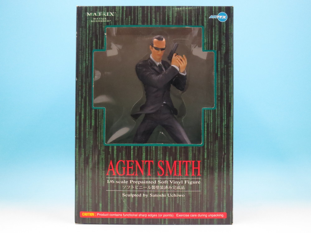 THE めんどくさい MATRIX RELOADED AGENT SMITH FIGURE マトリックス A.スミス フィギュア